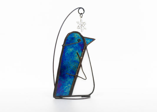 Penguin - Glass Suncatcher