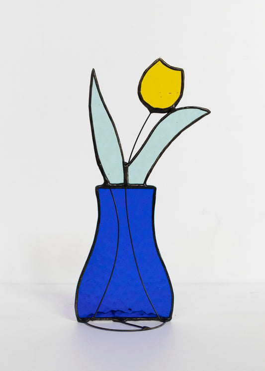 Medium Flower Vase - Glass Suncatcher