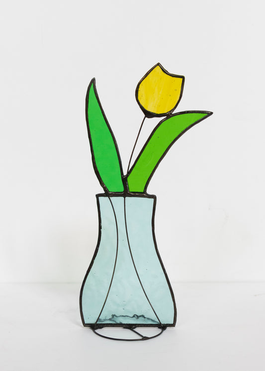 Medium Flower Vase - Glass Suncatcher