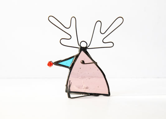 Reindeer Bird - Glass Suncatcher