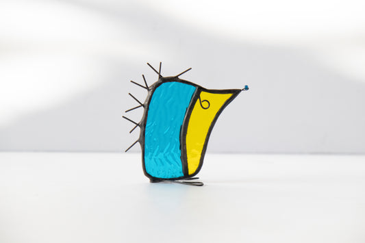 Hedgehog Glass Suncatcher
