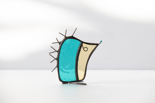 Hedgehog Glass Suncatcher