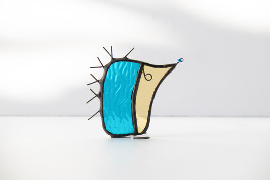 Hedgehog Glass Suncatcher
