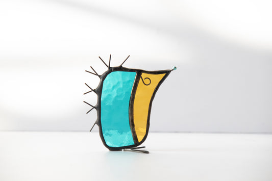 Hedgehog Glass Suncatcher