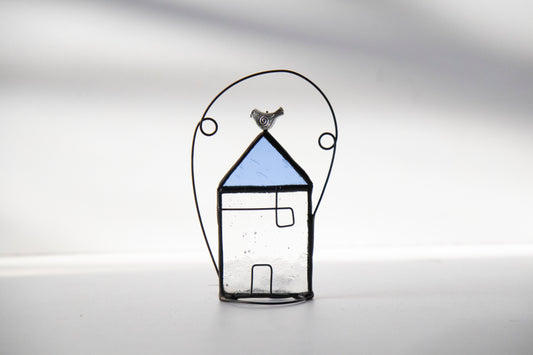 House - Glass Suncatcher