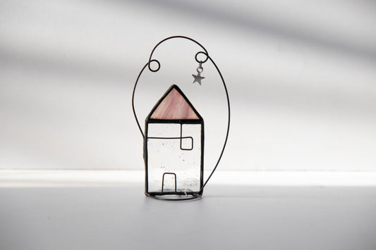 House - Glass Suncatcher