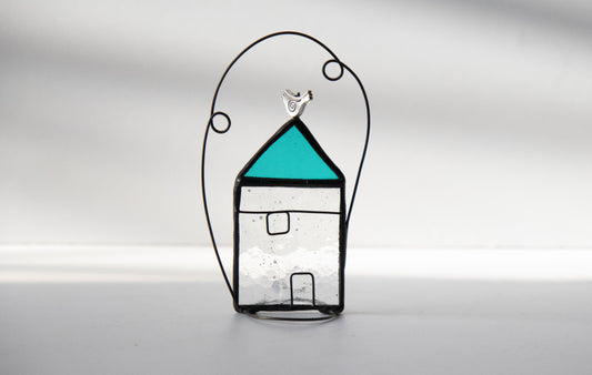 House - Glass Suncatcher