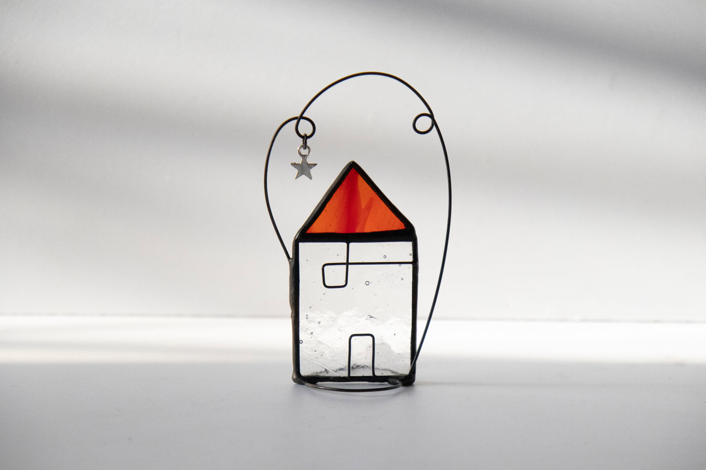 House - Glass Suncatcher