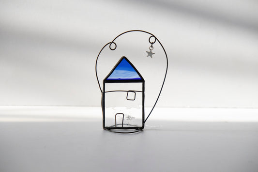 House - Glass Suncatcher