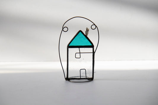 House - Glass Suncatcher