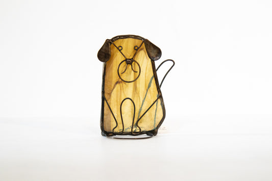 Dog - Glass Suncatcher