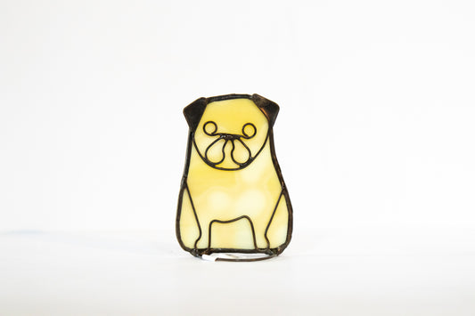 Dog - Glass Suncatcher