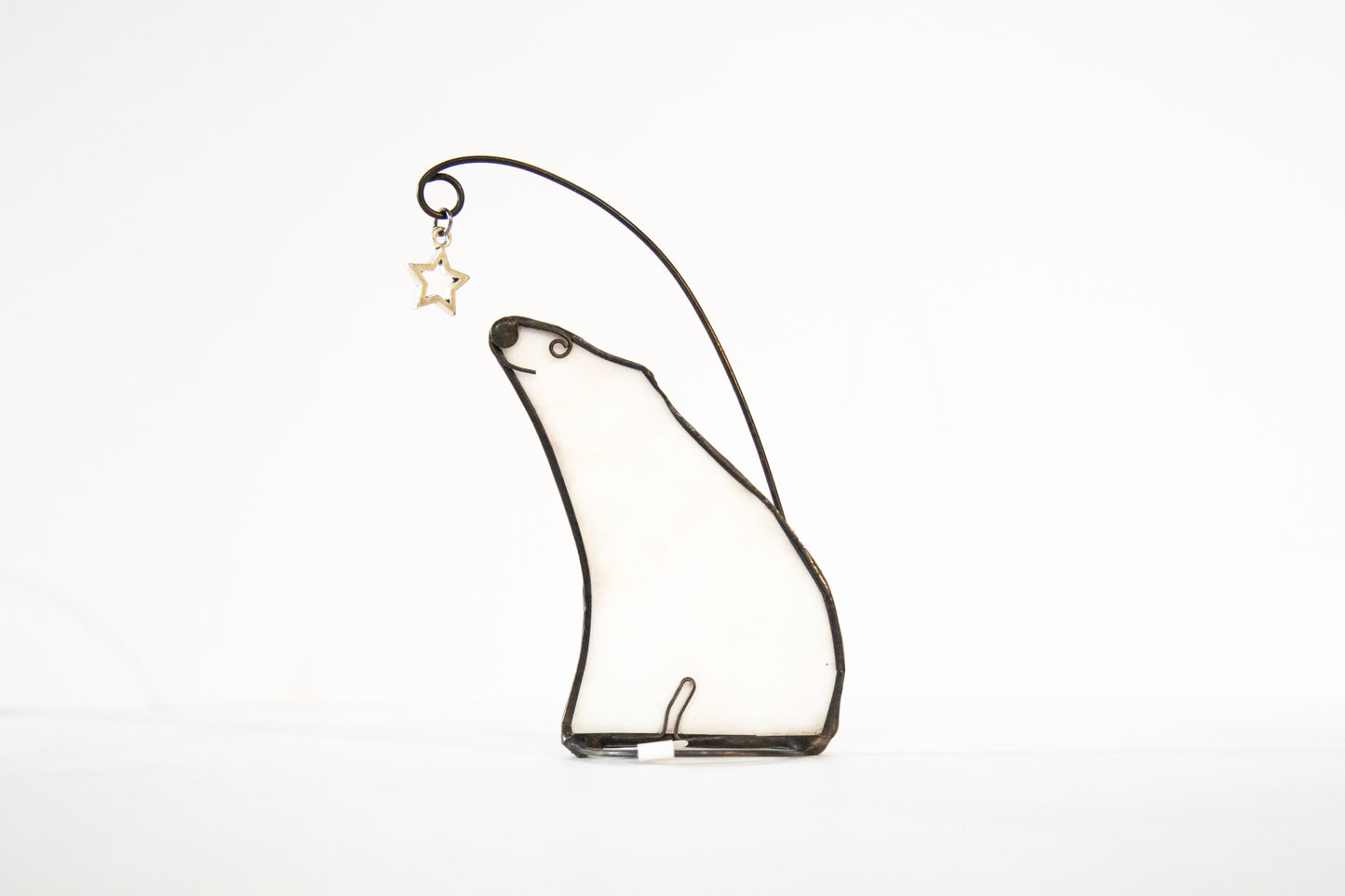 Polar Bear - Glass Suncatcher
