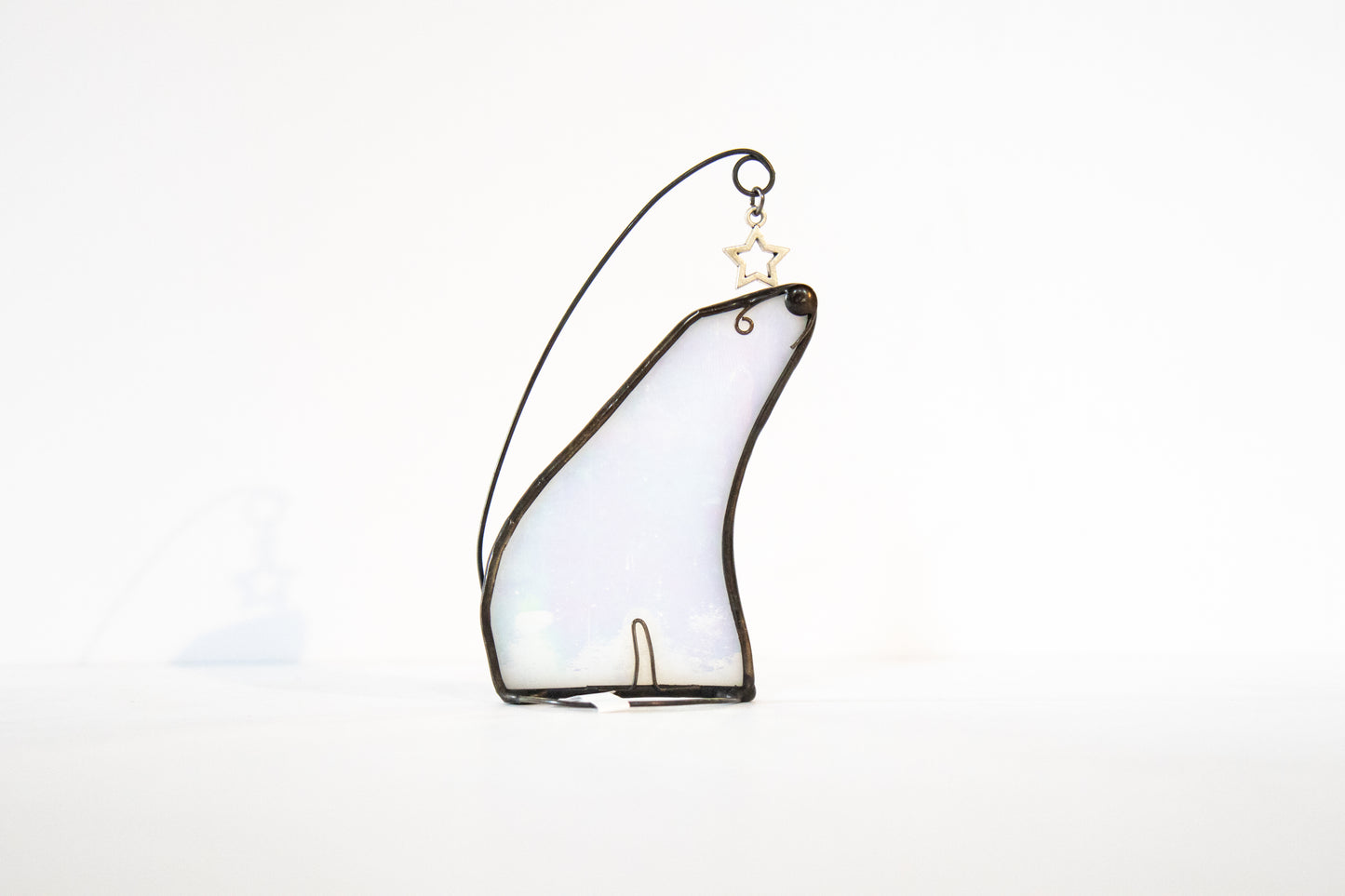 Polar Bear - Glass Suncatcher