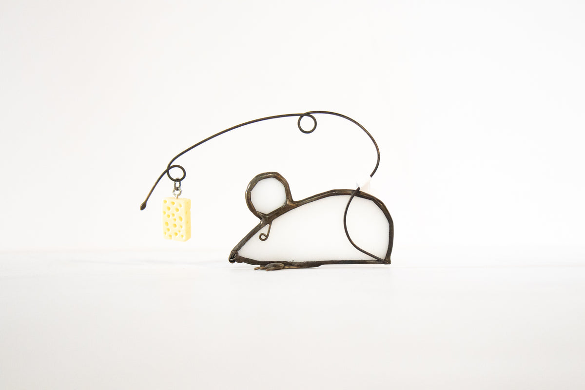 Mouse with Cheese Suncatcher