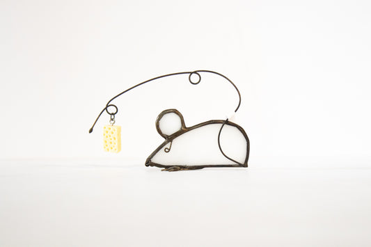 Mouse with Cheese Suncatcher