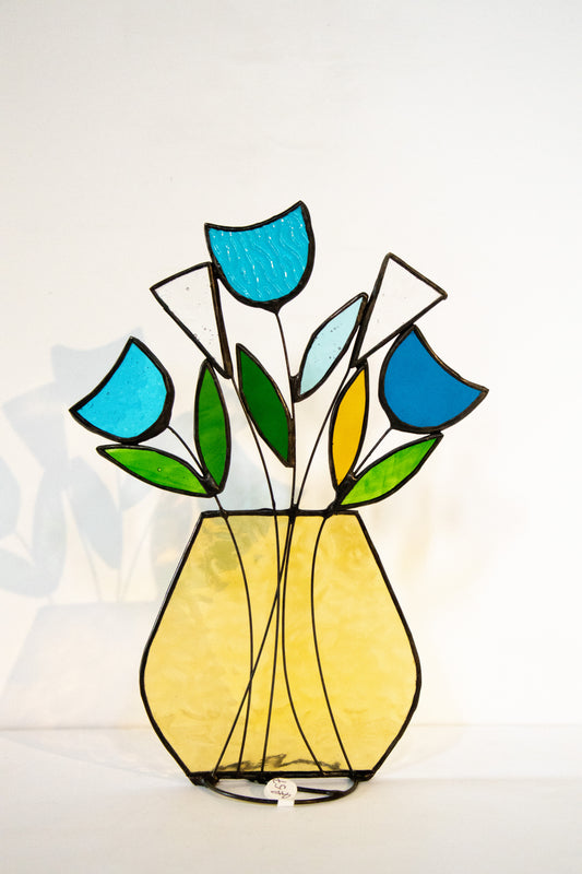 Flower Vase Suncatcher - large