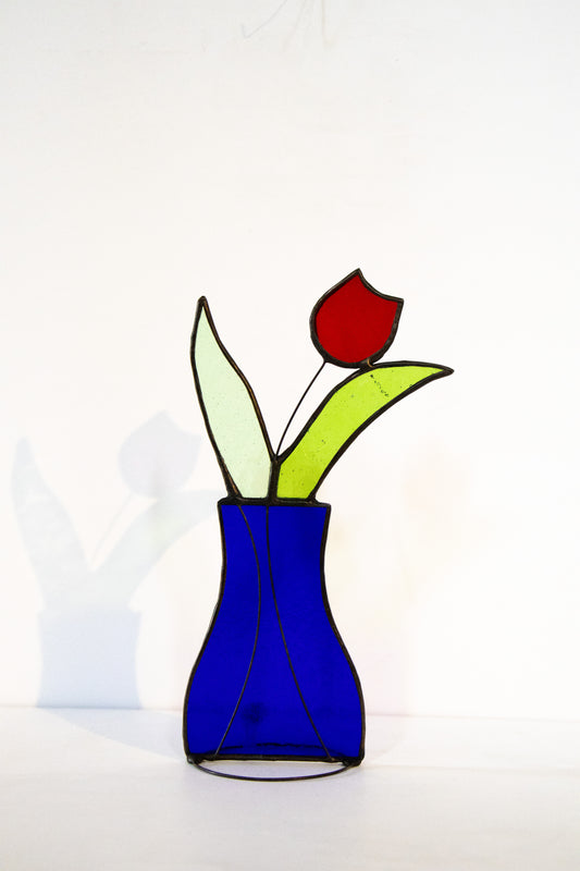 Flower Vase Suncatcher - medium