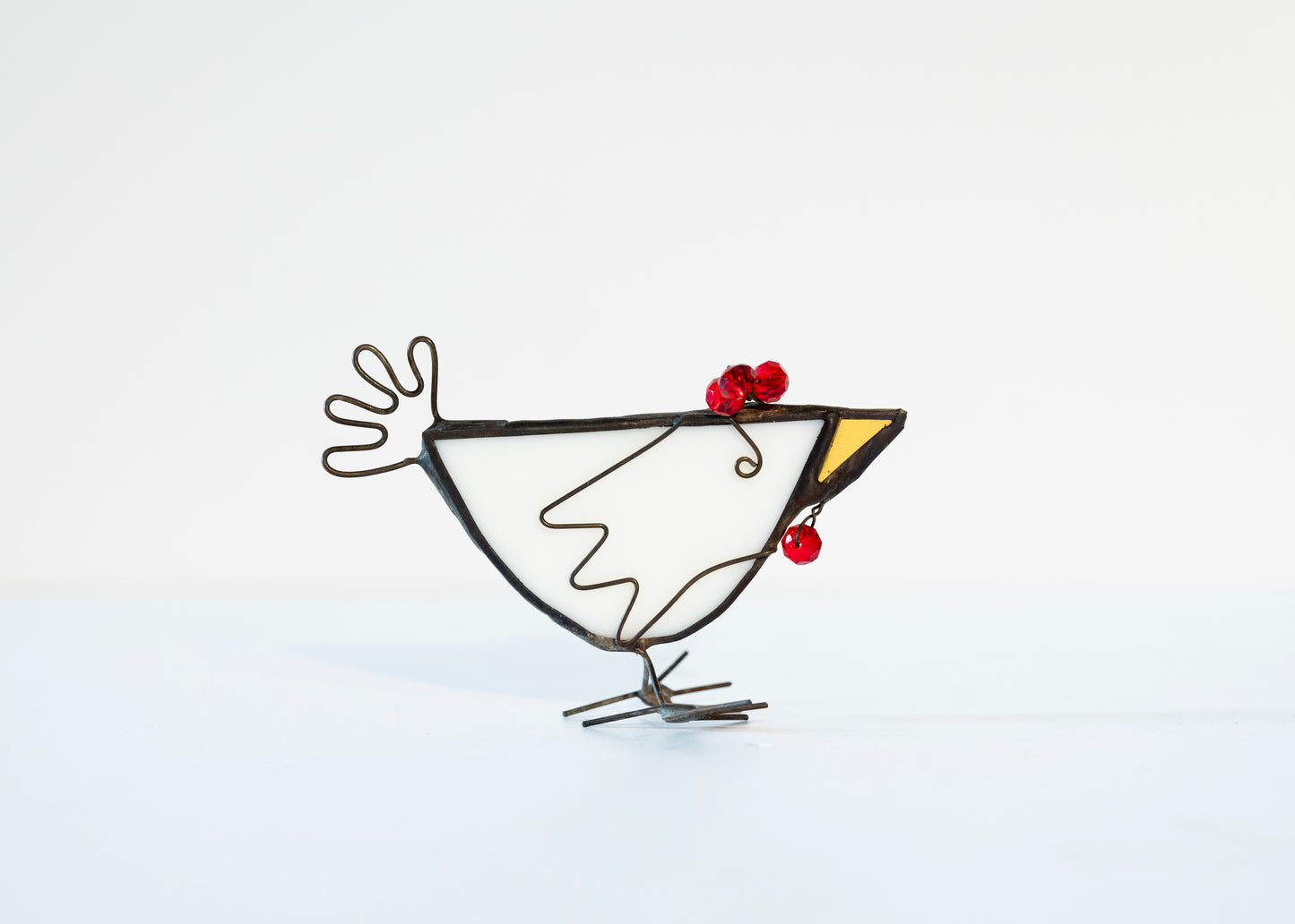 Chicken - Glass Suncatcher