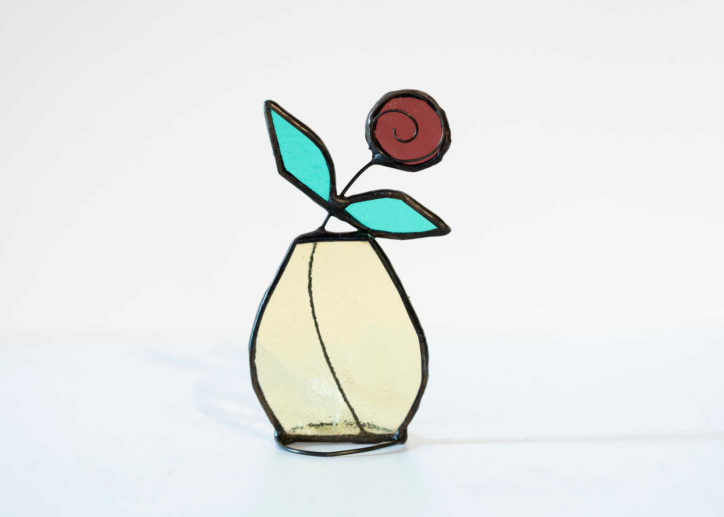 Small Flower Vase - Glass Suncatcher