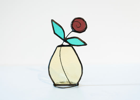 Glass Flower Vase small - Terry Chance