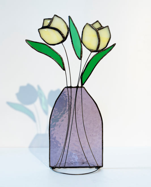 Large Flowers in Vase - Terry Chance