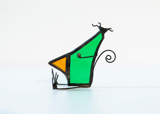 Wacky Bird - green and orange