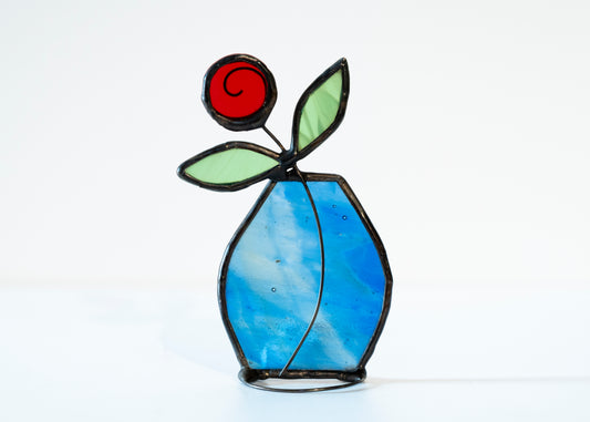 Glass Flower Vase small - Terry Chance