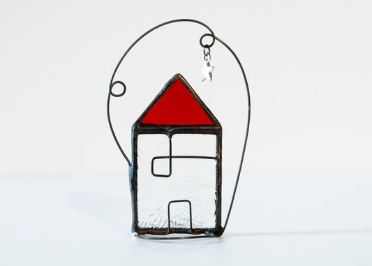 House - Glass Suncatcher