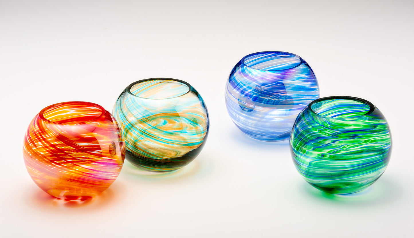 Blown Glass Tealight