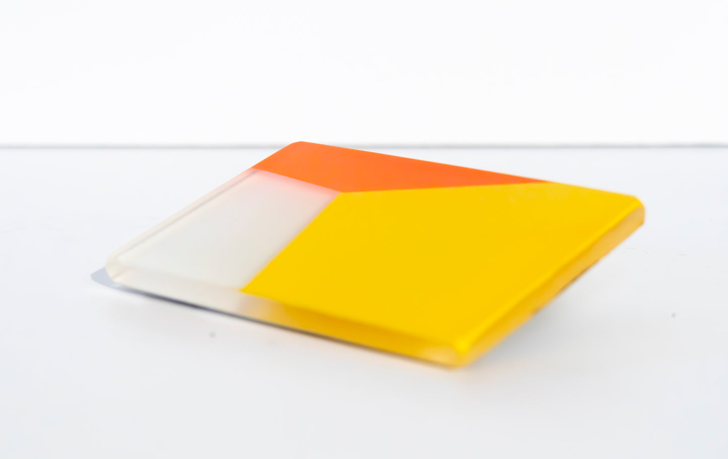 Glass Panel - yellow and orange