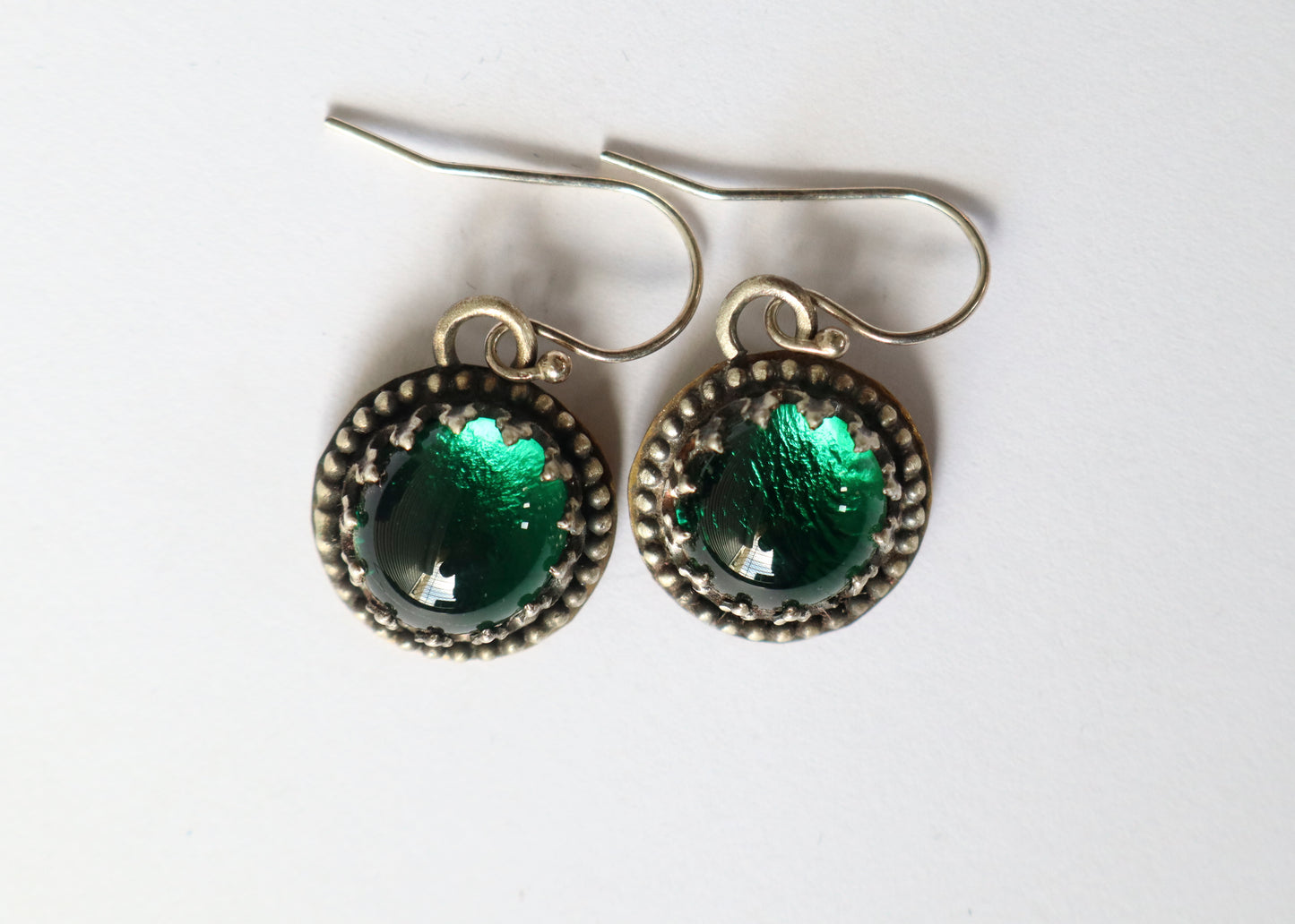 Emerald Green Drop Earrings