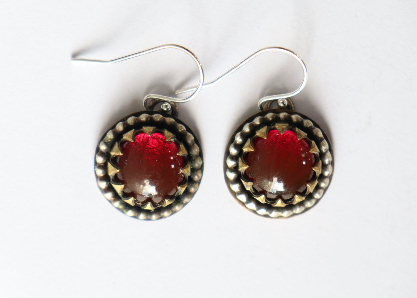 Red Drop Earrings